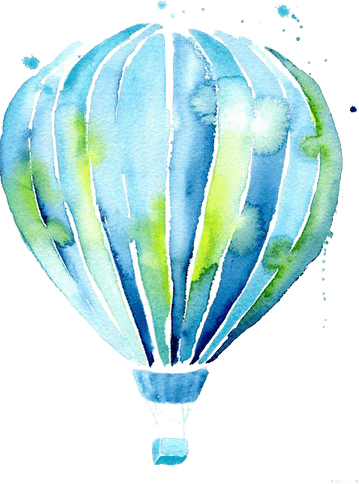 Watercolor Balloon PNG