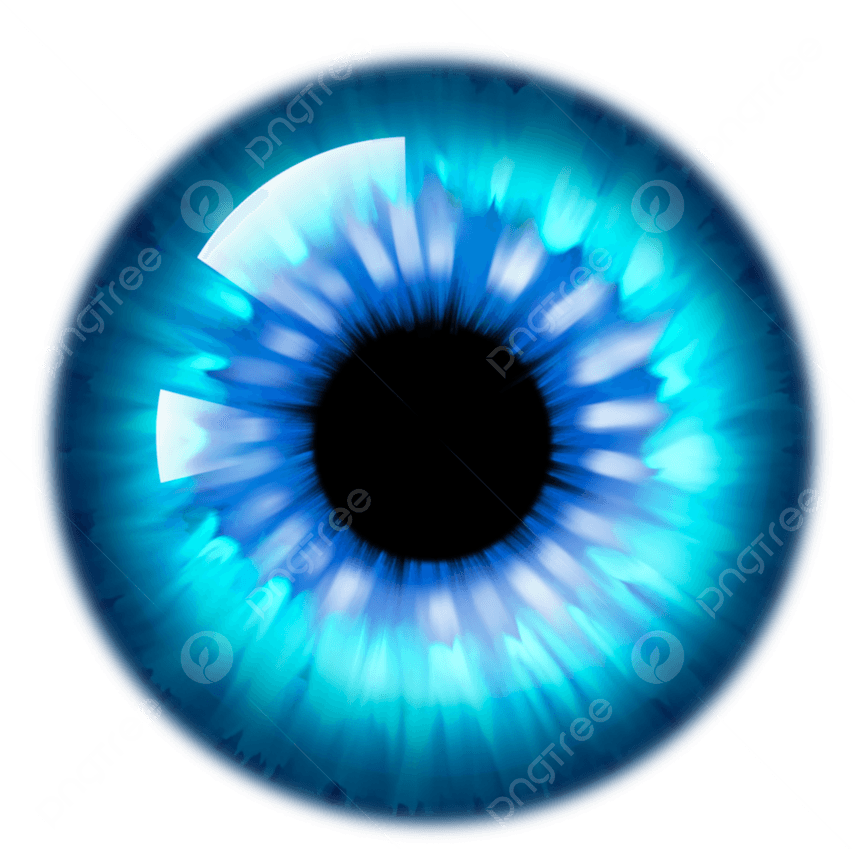Blue Eyeball PNG