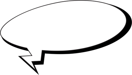 Comic Book Speech Bubble PNG