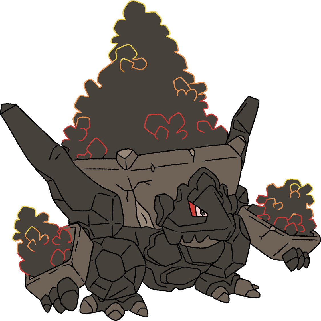 Coalossal Pokemon PNG