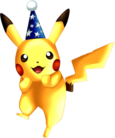 Pikachu Birthday Hat PNG