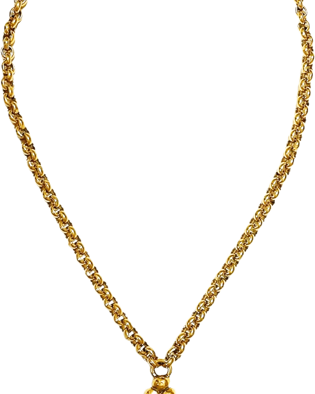 Gold Chain With Cross PNG