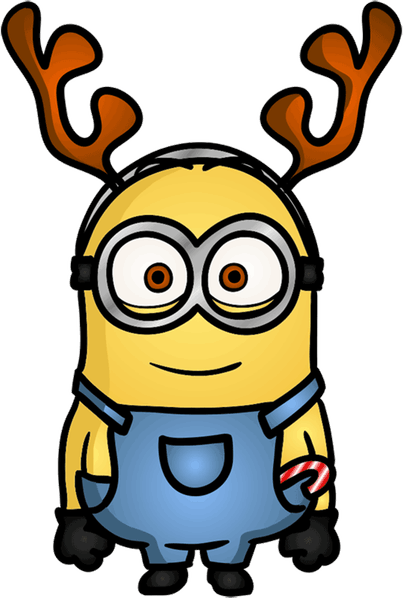 Minions Christmas PNG