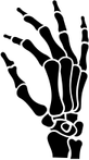 Skeleton Hand PNG
