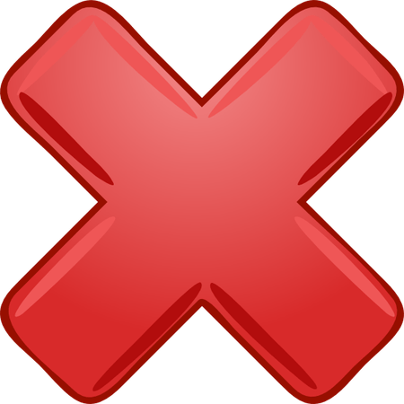 Red Cross Mark PNG