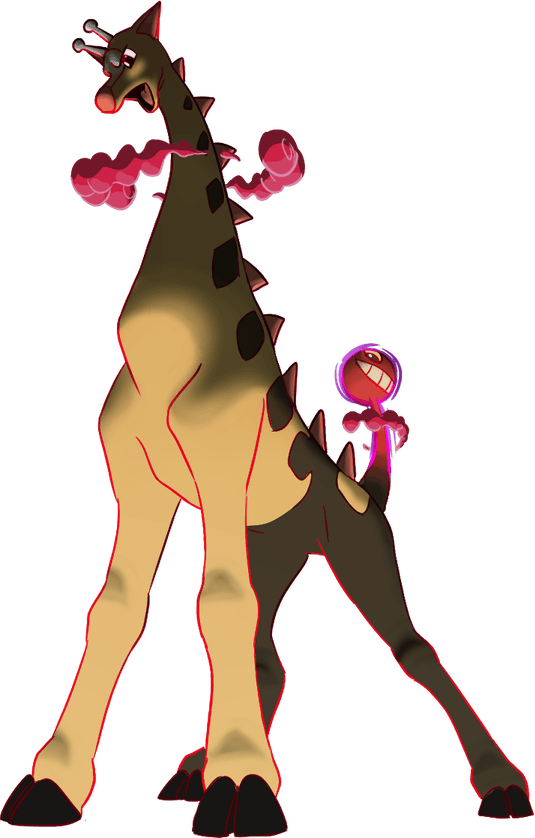Girafarig Pokemon PNG