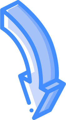 Royal Blue Arrow PNG