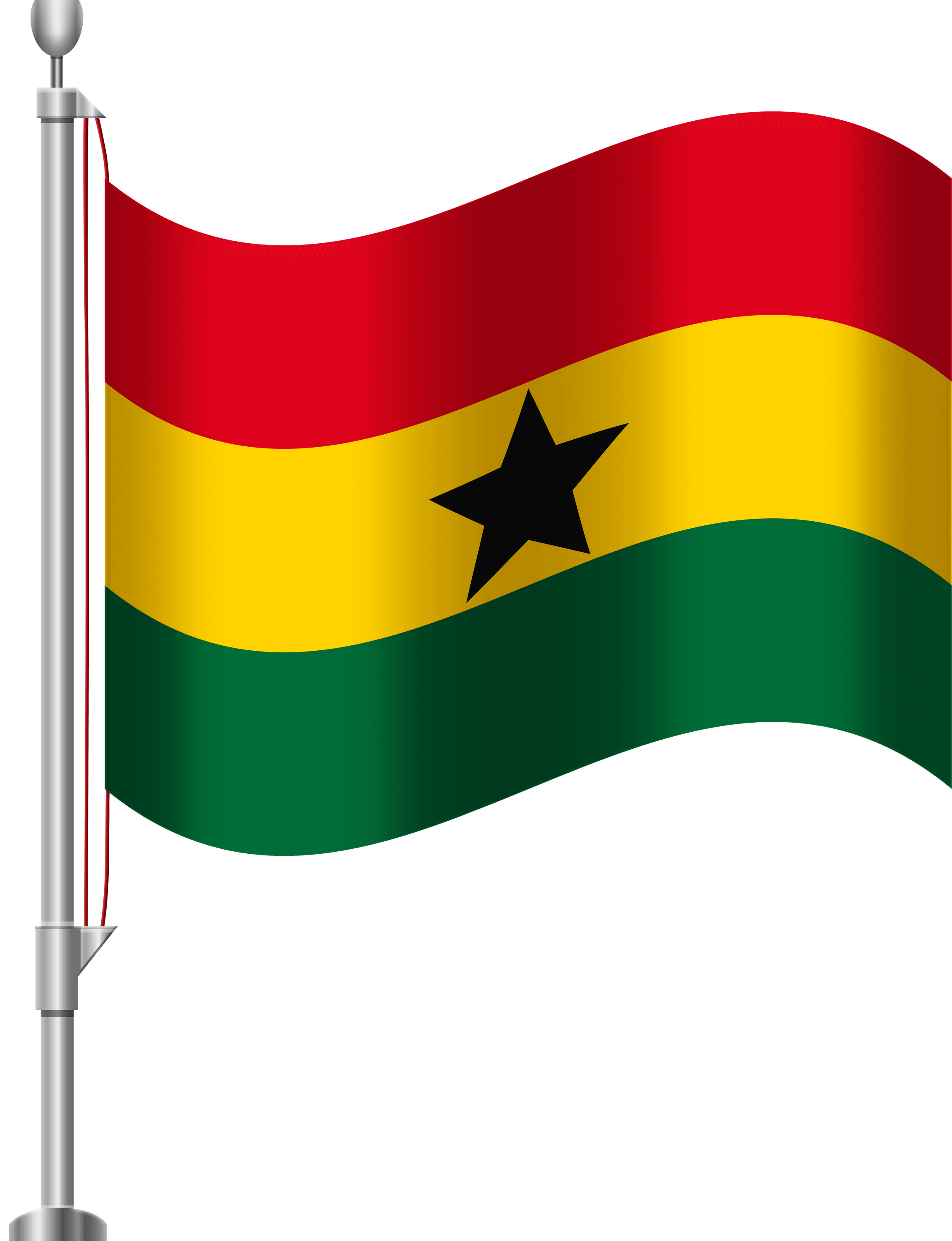Ghana Flag PNG