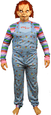 Chucky Overalls Pattern PNG