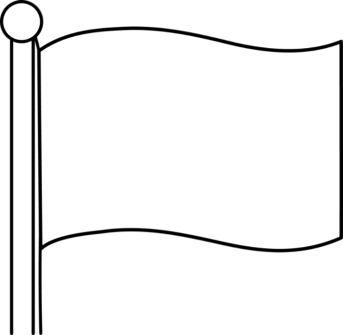 American Flag Black And White PNG