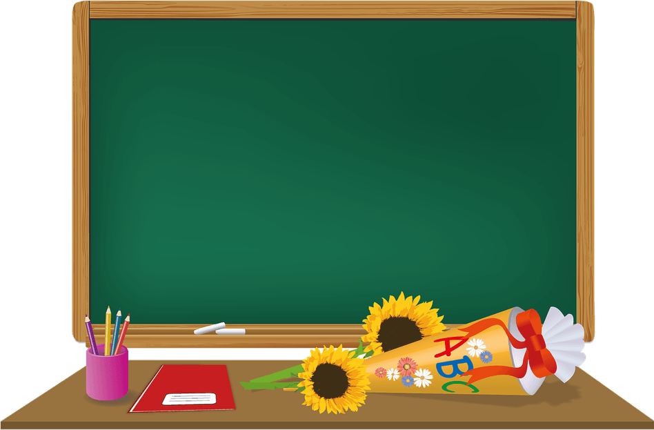 Chalkboard Flower PNG