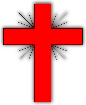 Glowing Cross PNG