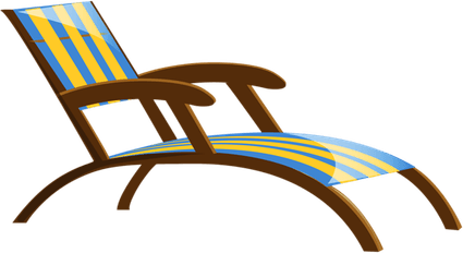 Beach Lounge Chair PNG