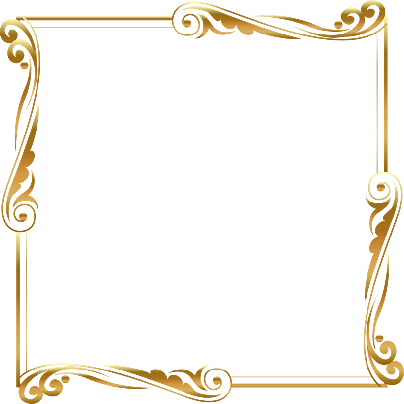 Gold Frame Border PNG