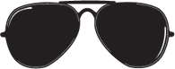 Black Sunglasses PNG