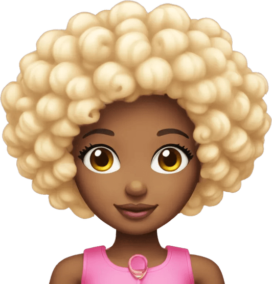 Afro Barbie PNG