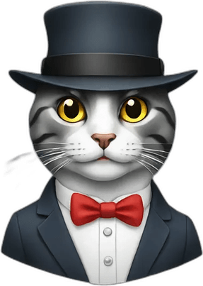 Business Cat PNG