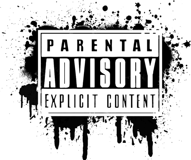 Grunge Parental Advisory PNG