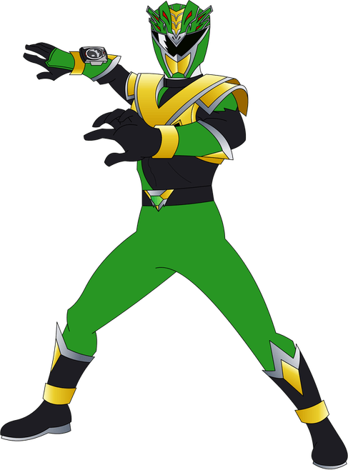 Green Power Ranger PNG