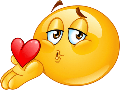 Kissy Face Emoji PNG