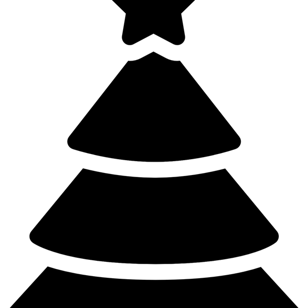 Christmas Tree Silhouette PNG