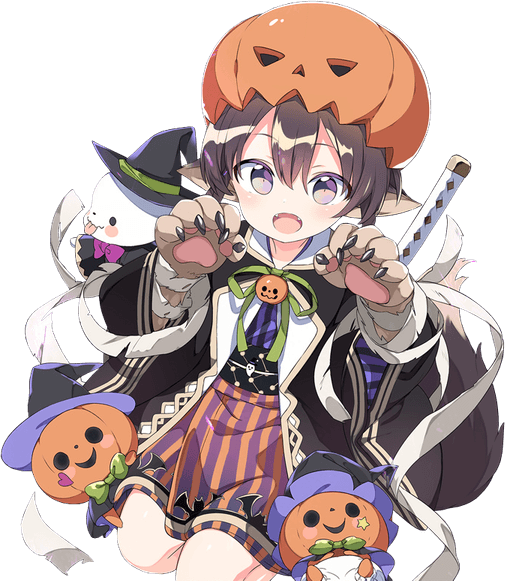 Halloween Aesthetic Theme Girl PNG