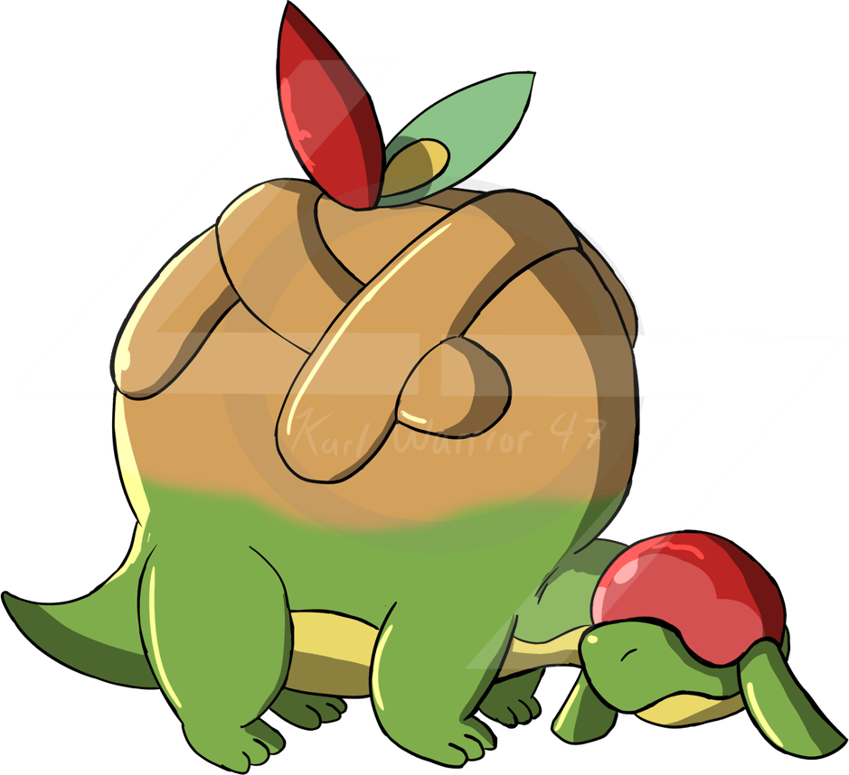 Appletun Pokemon PNG