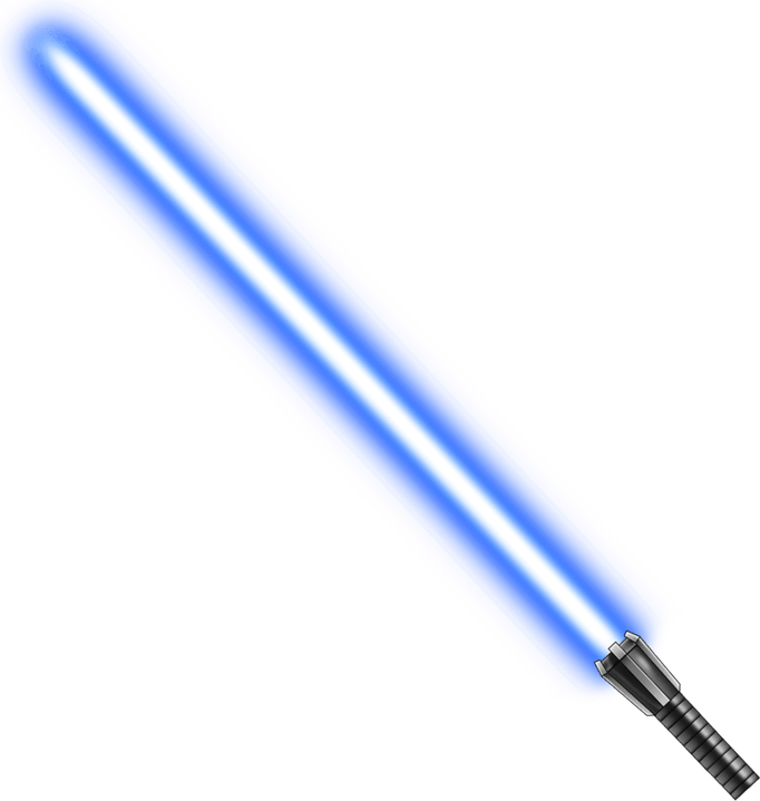 Blue Lightsaber PNG