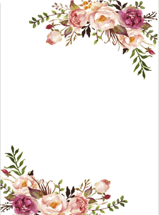 Floral Border PNG