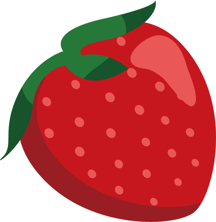 Cartoon Strawberry PNG