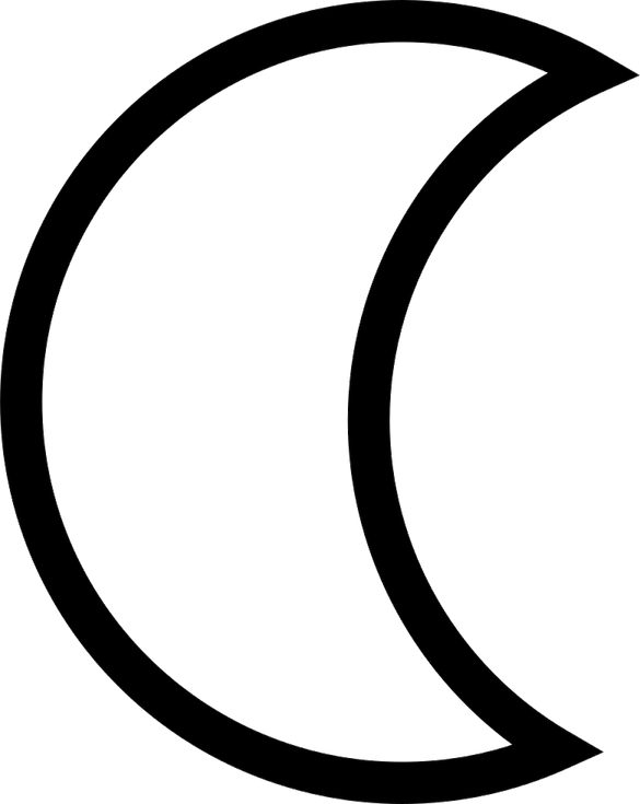 Half Moon PNG