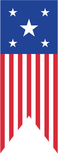 Vertical American Flag PNG