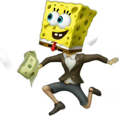 Spongebob Money PNG