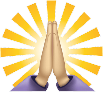 Prayer Hands Emoji PNG