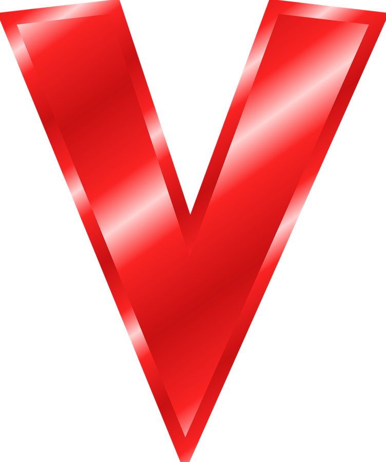 V Letter PNG