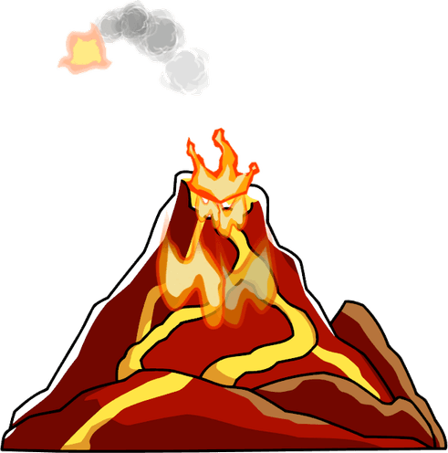 Volcano PNG