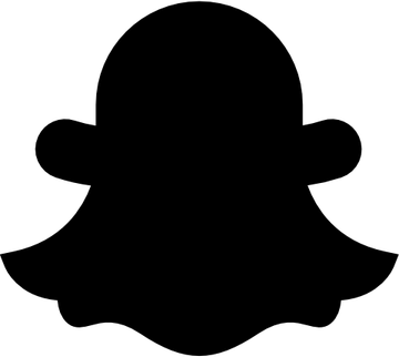 Snapchat Logo Black PNG