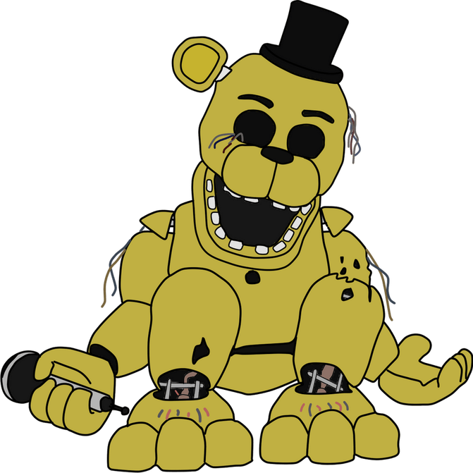Golden Freddy PNG