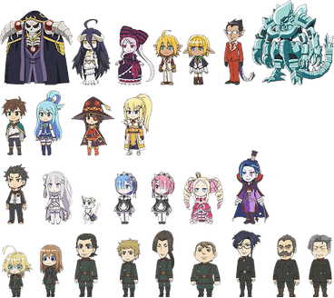 Isekai Quartet PNG
