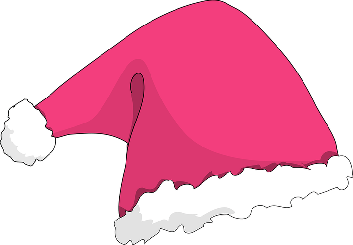Pink Santa Hat PNG