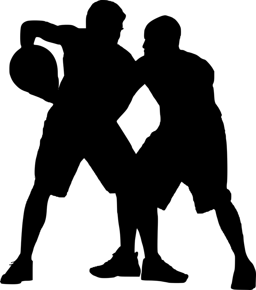 Silhouette Basketball PNG