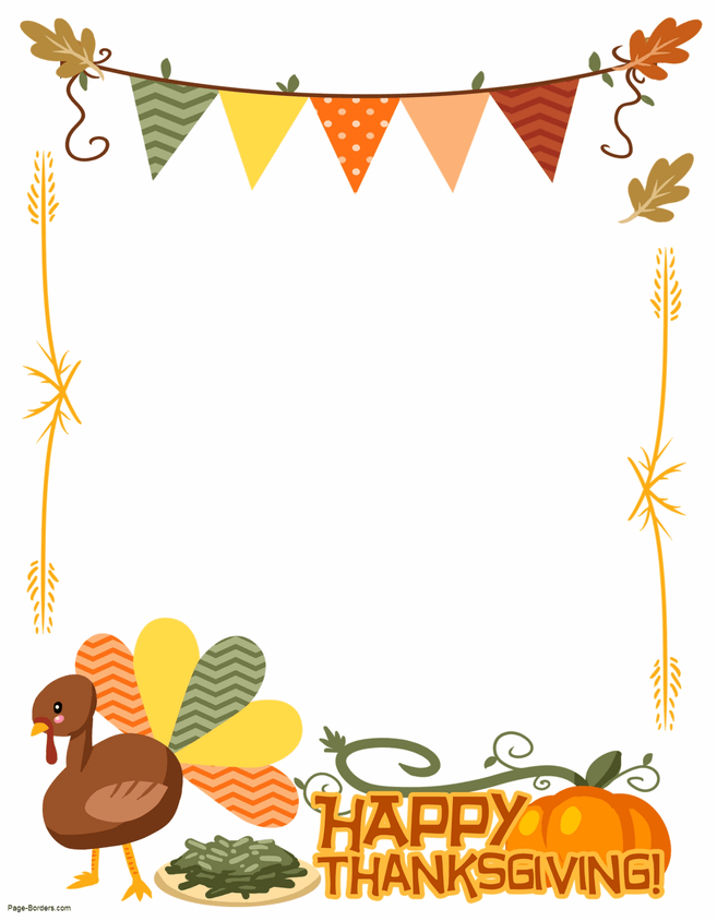 Thanksgiving Frame PNG