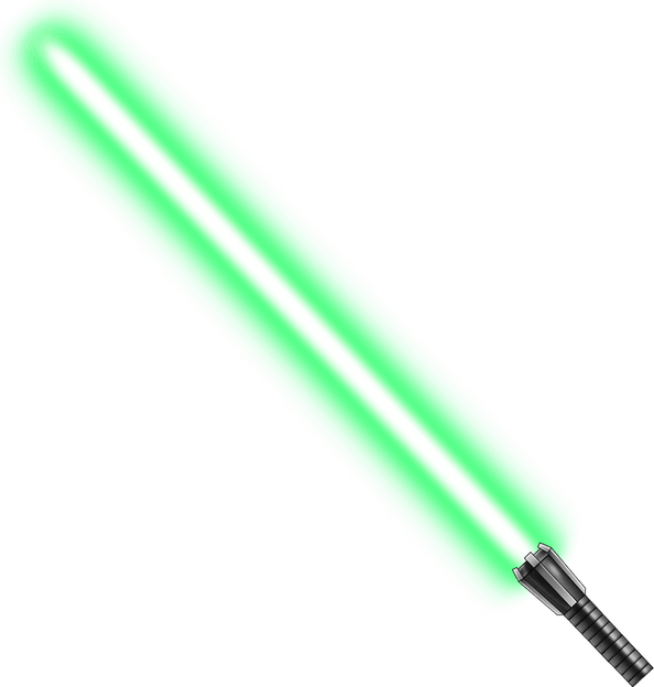 Green Lightsaber PNG
