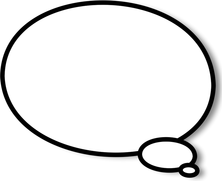 Retro Text Bubble PNG