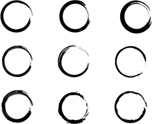 Grunge Circle PNG