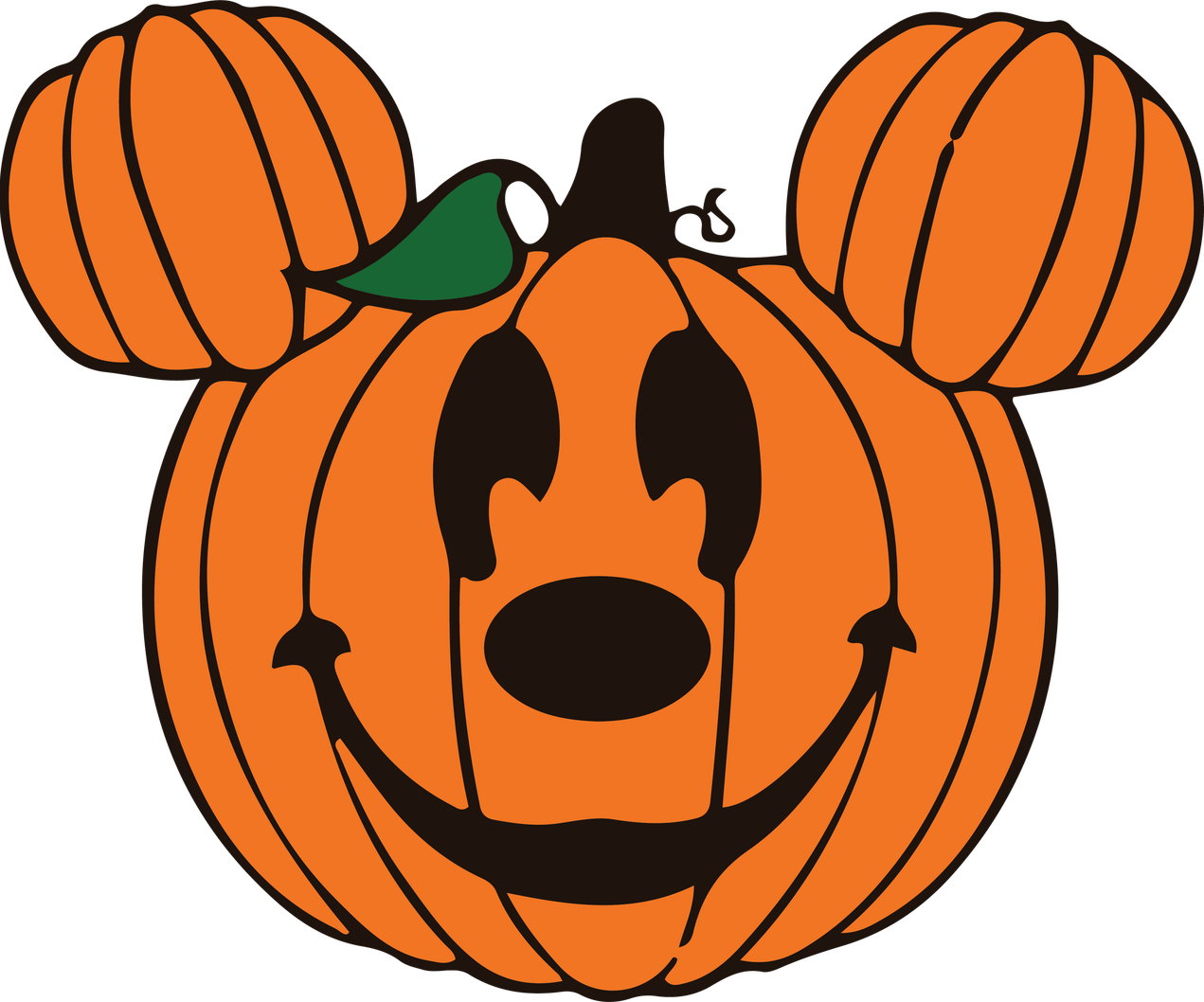 Pumpkin Mickey Mouse PNG