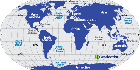 World Map High Resolution Flag PNG