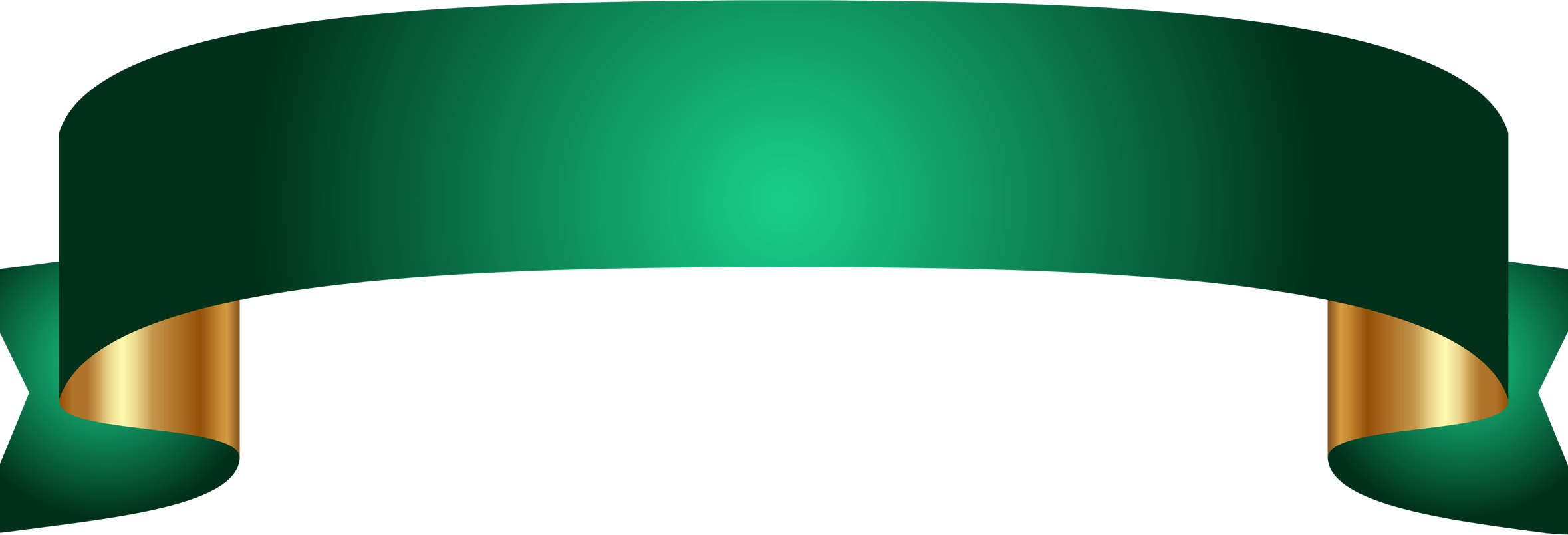 Green Banner PNG