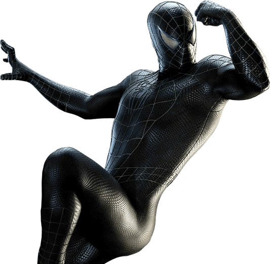 Black Spiderman PNG