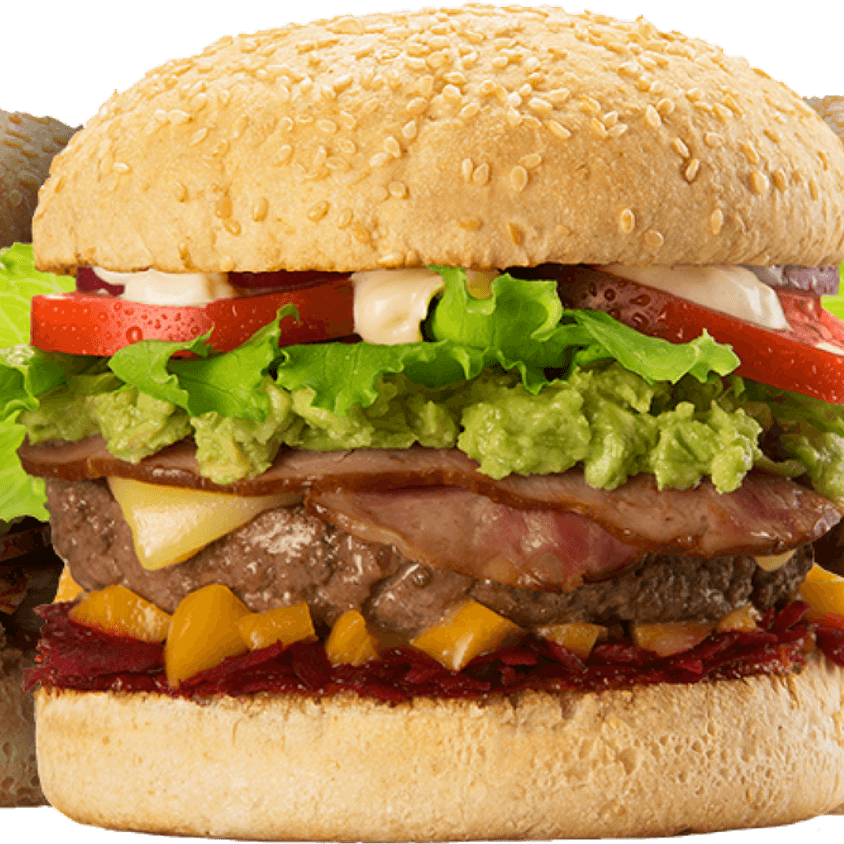 3 Zinger Burger PNG